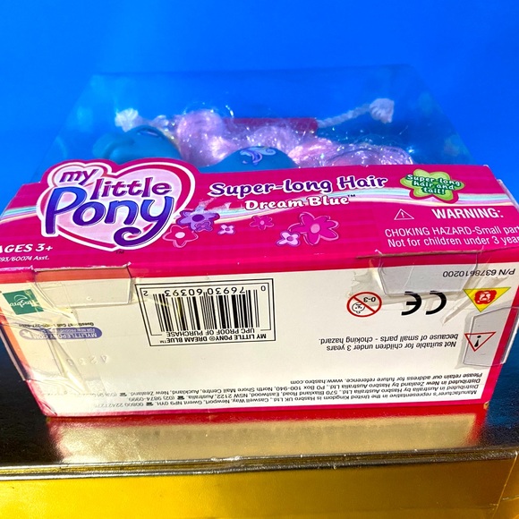 MY LITTLE PONY G3 2004 NWT DREAM BLUE PONY WITH SUPER-LONG HAIR & ACCESSORIES - Picture 12 of 12